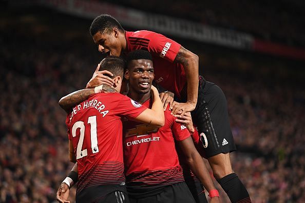 Manchester United midfielders are at their peak